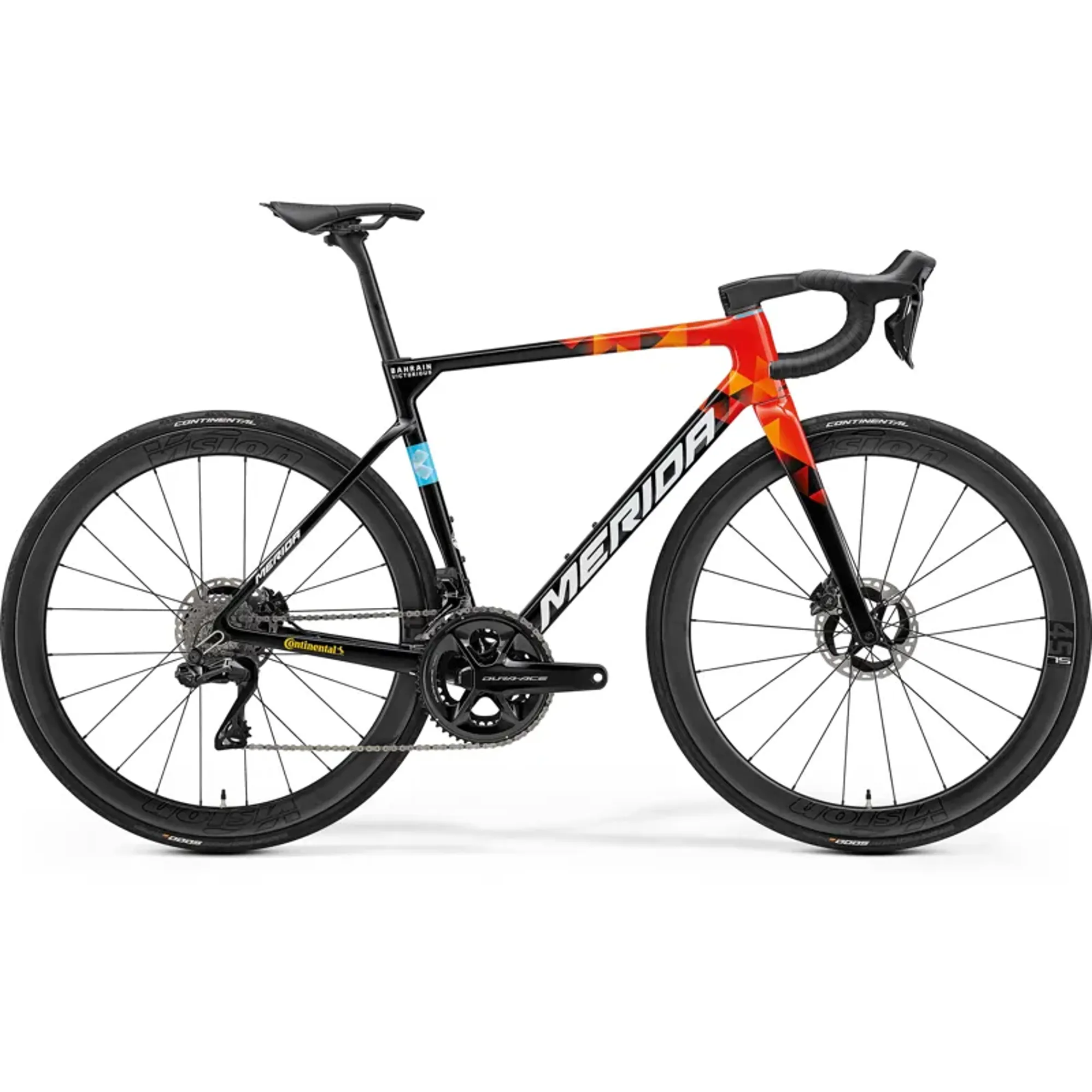 2022 Merida Scultura Team Road Bike in Red1