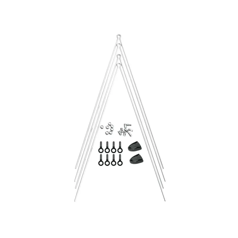 Sks Extra Long V-Stay Set 380mm in Silver