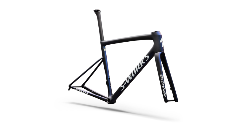 Specialized S-Works Tarmac SL8 Road Bike Frameset in Satin Carbon/Blue Pearl Fade-1