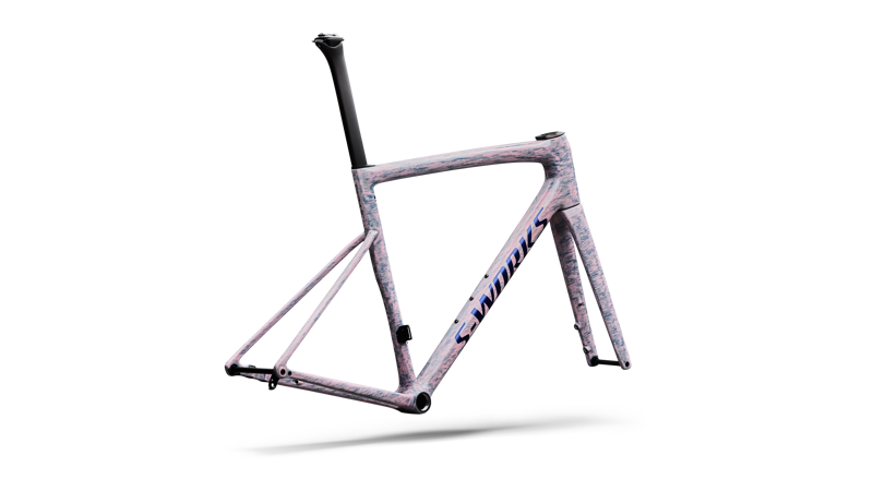 Specialized S-Works Tarmac SL8 Road Bike Frameset in Gloss Dolomite Metallic/Blue Majesty-2