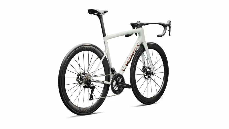 Specialized S-Works Tarmac SL8 Shimano Dura-Ace Di2 Road Bike in Gloss Metallic White Silver-3