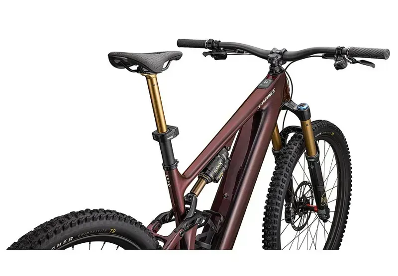 Specialized S-Works Turbo Levo 4 Electric Mountain Bike in Red Pearl-4