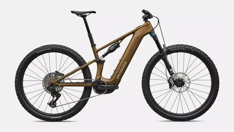 Specialized Turbo Levo R Comp eMountain Bike in Satin Burnt Gold Metallic