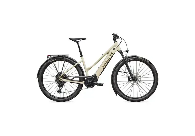 Specialized Turbo Tero 5.0 EQ ST e-Hybrid Bike in White/Gunmetal-1