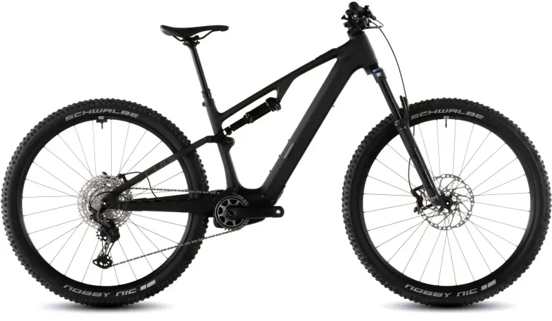Cube AMS Hybrid one44 c:62 Pro 400x eMountain Bike in Blackline