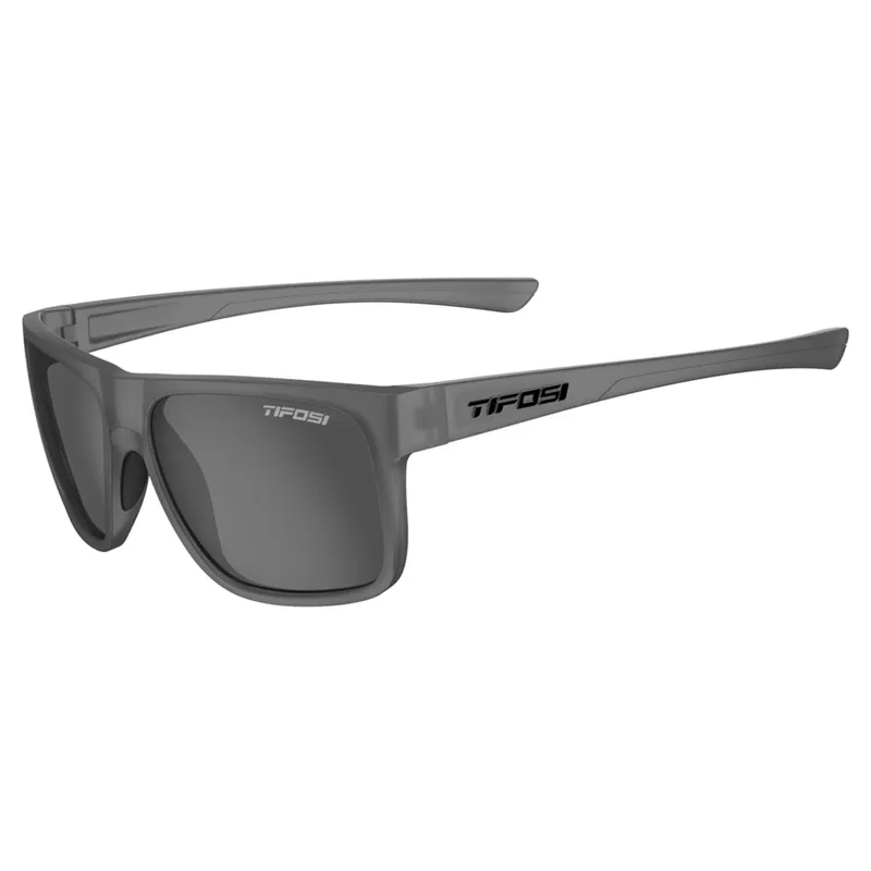 Tifosi Swick Polarised Single Lens Sunglasses in Satin Vapor/Smoke Polarized