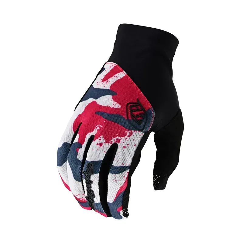 Troy Lee Designs Flowline Gloves in Camo Berry