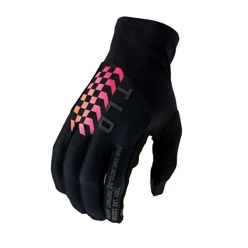Troy Lee Designs Flowline Gloves in Flipped Black