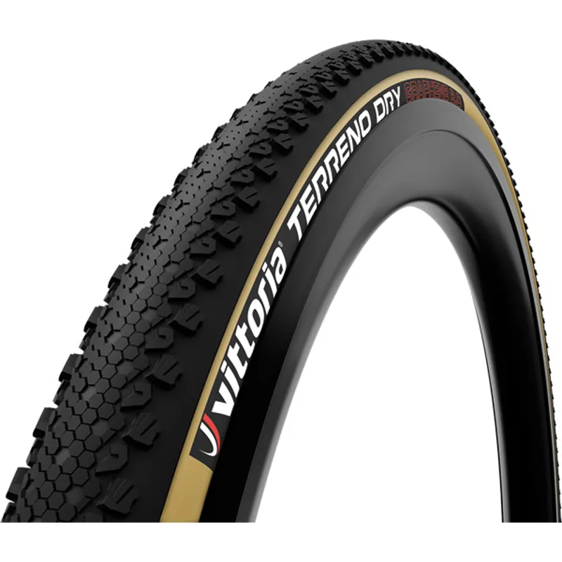 Vittoria Terreno Dry 700x47c Gravel Tire in Black/Tan