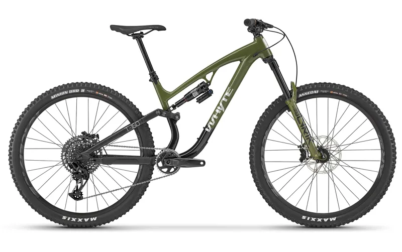 Whyte Bikes T-160 RS Enduro Mountain Bike in Gloss Green with Matt Black