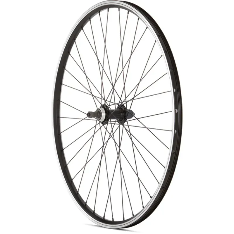 MTB Rear Quick Release Screw On Wheel black 27.5 inch