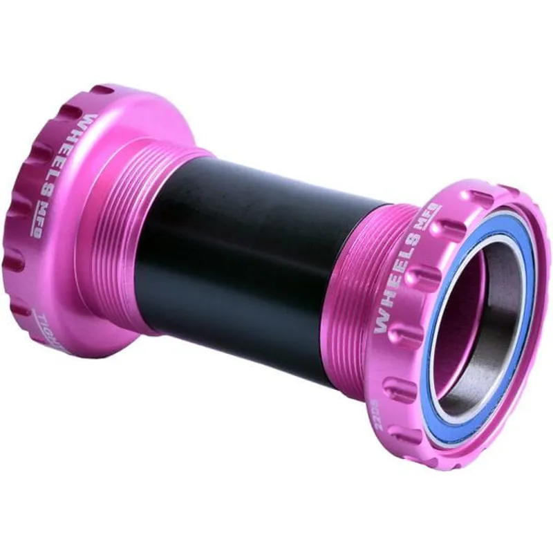 Wheels Manufacturing 29mm Crank BSA Threaded DUB Bottom Bracket in Pink