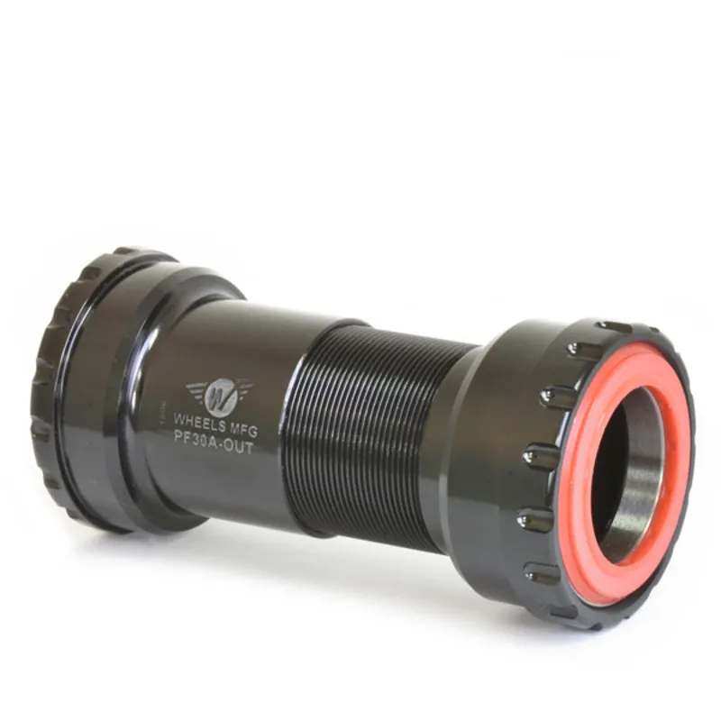 Wheels Manufacturing PF30A to Outboard 29mm Crank ABEC-3 Bearing Bottom Bracket in Black