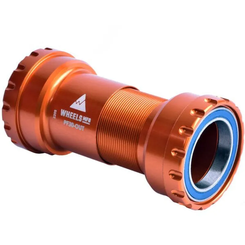 Wheel Manufacturing 29mm Crank PF30 Outboard DUB Bottom Bracket in Orange 
