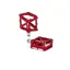 XLC PD-M12 9/16 BMX/Freeride Pedals in Red 