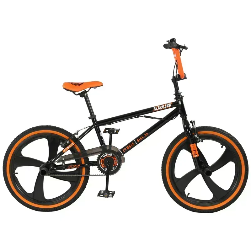 Zombie Slackjaw 20 inch BMX Bike in Black and Orange