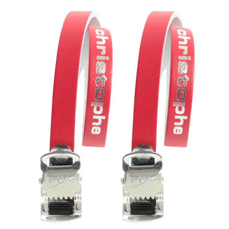 Zefal Christophe Leather Straps in Red